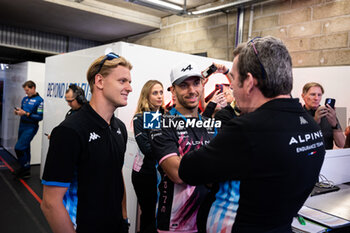 2024-06-13 - SCHUMACHER Mick (ger), Alpine Endurance Team, Alpine A424 #36, Hypercar, FIA WEC, portrait GASLY Pierre (fra), Alpine F1 Team A524, portrait during the 2024 24 Hours of Le Mans, 4th round of the 2024 FIA World Endurance Championship, on the Circuit des 24 Heures du Mans, on June 13, 2024 in Le Mans, France - 24 HEURES DU MANS 2024 - THURSDAY - ENDURANCE - MOTORS