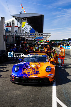 2024-06-13 - 73 DREISOW Jorg (ger), LAUCK Manuel (ger), Proton Huber Competition, Porsche 911 GT3 R (992), GT3, #73, action during the Road to Le Mans 2024, 3rd round of the 2024 Michelin Le Mans Cup, on the Circuit des 24 Heures du Mans, from June 12 to 15, 2024 in Le Mans, France - AUTO - ROAD TO LE MANS 2024 - ENDURANCE - MOTORS