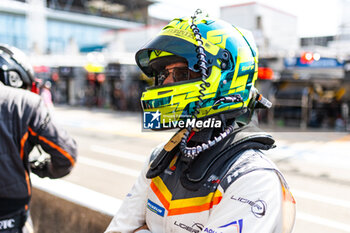 2024-06-13 - KOLOVOS Georgios (grc), Team Virage, Ligier JS P320 - Nissan, LMP3, #08, portrait during the Road to Le Mans 2024, 3rd round of the 2024 Michelin Le Mans Cup, on the Circuit des 24 Heures du Mans, from June 12 to 15, 2024 in Le Mans, France - AUTO - ROAD TO LE MANS 2024 - ENDURANCE - MOTORS