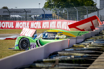 2024-06-13 - 43 CRESWICK Timothy (gbr), GRAVLUND Sebastian (dnk), Inter Europol Competition, Ligier JS P320 - Nissan, LMP3, #43, action during the Road to Le Mans 2024, 3rd round of the 2024 Michelin Le Mans Cup, on the Circuit des 24 Heures du Mans, from June 12 to 15, 2024 in Le Mans, France - AUTO - ROAD TO LE MANS 2024 - ENDURANCE - MOTORS