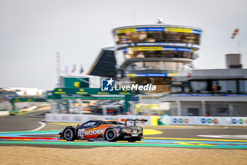 2024-06-13 - 74 GILBERT Andrew (are), RUEDA MATEOS Fran (spa), Kessel Racing, Ferrari 296 GT3, GT3, #74, action during the Road to Le Mans 2024, 3rd round of the 2024 Michelin Le Mans Cup, on the Circuit des 24 Heures du Mans, from June 12 to 15, 2024 in Le Mans, France - AUTO - ROAD TO LE MANS 2024 - ENDURANCE - MOTORS