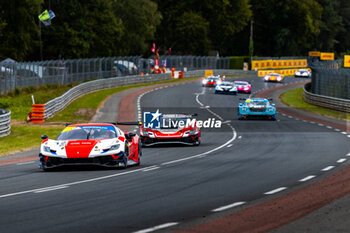 2024-06-13 - 12 JOUSSET Frédéric (fra), FUMANELLI David Cleto (ita), Kessel Racing, Ferrari 296 GT3, GT3, #12, action during the Road to Le Mans 2024, 3rd round of the 2024 Michelin Le Mans Cup, on the Circuit des 24 Heures du Mans, from June 12 to 15, 2024 in Le Mans, France - AUTO - ROAD TO LE MANS 2024 - ENDURANCE - MOTORS