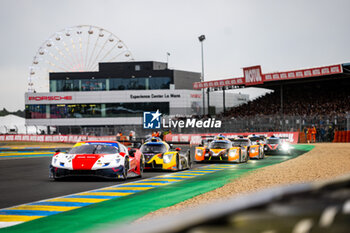 2024-06-13 - 12 JOUSSET Frédéric (fra), FUMANELLI David Cleto (ita), Kessel Racing, Ferrari 296 GT3, GT3, #12, action during the Road to Le Mans 2024, 3rd round of the 2024 Michelin Le Mans Cup, on the Circuit des 24 Heures du Mans, from June 12 to 15, 2024 in Le Mans, France - AUTO - ROAD TO LE MANS 2024 - ENDURANCE - MOTORS