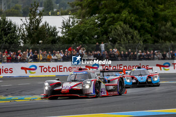 2024-06-13 - 22 KRATZ Torsten (ger), WEISS Leonard (ger), WTM by Rinaldi Racing, Duqueine M30 - D08 - Nissan, LMP3, #22, action Race 1 during the Road to Le Mans 2024, 3rd round of the 2024 Michelin Le Mans Cup, on the Circuit des 24 Heures du Mans, from June 12 to 15, 2024 in Le Mans, France - AUTO - ROAD TO LE MANS 2024 - ENDURANCE - MOTORS