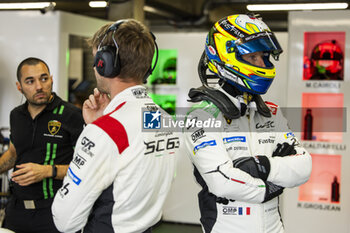 2024-06-13 - GROSJEAN Romain (fra), Lamborghini Iron Lynx, Lamborghini SC63 #19, Hypercar, portrait during the Free Practice 3 of the 2024 24 Hours of Le Mans, 4th round of the 2024 FIA World Endurance Championship, on the Circuit des 24 Heures du Mans, on June 13, 2024 in Le Mans, France - 24 HEURES DU MANS 2024 - THURSDAY - FREE PRACTICE 3 - ENDURANCE - MOTORS