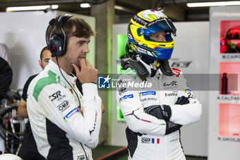 2024-06-13 - GROSJEAN Romain (fra), Lamborghini Iron Lynx, Lamborghini SC63 #19, Hypercar, portrait during the Free Practice 3 of the 2024 24 Hours of Le Mans, 4th round of the 2024 FIA World Endurance Championship, on the Circuit des 24 Heures du Mans, on June 13, 2024 in Le Mans, France - 24 HEURES DU MANS 2024 - THURSDAY - FREE PRACTICE 3 - ENDURANCE - MOTORS