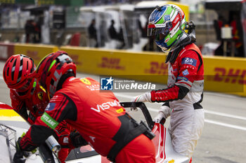 2024-06-13 - ROVERA Alessio (ita), Vista AF Corse, Ferrari 296 GT3 #55, LM GT3, FIA WEC, portrait during the Free Practice 3 of the 2024 24 Hours of Le Mans, 4th round of the 2024 FIA World Endurance Championship, on the Circuit des 24 Heures du Mans, on June 13, 2024 in Le Mans, France - 24 HEURES DU MANS 2024 - THURSDAY - FREE PRACTICE 3 - ENDURANCE - MOTORS