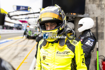 2024-06-13 - SCHIAVONI Claudio (ita), Lamborghini Huracan GT3 Evo2 #60, LM GT3, FIA WEC, portrait during the Free Practice 3 of the 2024 24 Hours of Le Mans, 4th round of the 2024 FIA World Endurance Championship, on the Circuit des 24 Heures du Mans, on June 13, 2024 in Le Mans, France - 24 HEURES DU MANS 2024 - THURSDAY - FREE PRACTICE 3 - ENDURANCE - MOTORS