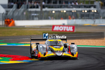 2024-06-13 - 65 SALES Rodrigo (usa), BECHE Mathias (swi), HUFFAKER Scott (usa), Panis Racing, Oreca 07 - Gibson #65, LMP2 PRO/AM, action during the Free Practice 3 of the 2024 24 Hours of Le Mans, 4th round of the 2024 FIA World Endurance Championship, on the Circuit des 24 Heures du Mans, on June 13, 2024 in Le Mans, France - 24 HEURES DU MANS 2024 - THURSDAY - FREE PRACTICE 3 - ENDURANCE - MOTORS