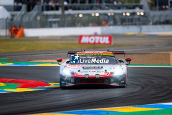 2024-06-13 - 54 FLOHR Thomas (swi), CASTELLACCI Francesco (ita), RIGON Davide (ita), Vista AF Corse, Ferrari 296 GT3 #54, LM GT3, FIA WEC, action during the Free Practice 3 of the 2024 24 Hours of Le Mans, 4th round of the 2024 FIA World Endurance Championship, on the Circuit des 24 Heures du Mans, on June 13, 2024 in Le Mans, France - 24 HEURES DU MANS 2024 - THURSDAY - FREE PRACTICE 3 - ENDURANCE - MOTORS