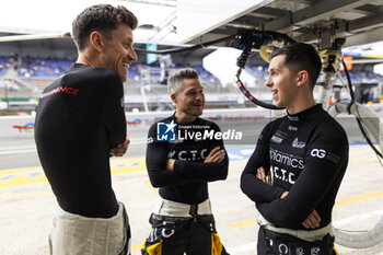 2024-06-13 - TUCK Ben (ger), Proton Competition, Ford Mustang LMGT3, LMGT3, BARKER Ben (gbr), Proton Competition, Ford Mustang GT3 #77, LM GT3, FIA WEC, portrait during the Free Practice 3 of the 2024 24 Hours of Le Mans, 4th round of the 2024 FIA World Endurance Championship, on the Circuit des 24 Heures du Mans, on June 13, 2024 in Le Mans, France - 24 HEURES DU MANS 2024 - THURSDAY - FREE PRACTICE 3 - ENDURANCE - MOTORS