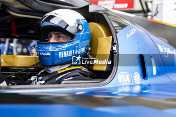 2024-06-13 - HABSBURG-Lothringen Ferdinand (aut), Alpine Endurance Team #35, Alpine A424, Hypercar, FIA WEC, portrait during the Free Practice 3 of the 2024 24 Hours of Le Mans, 4th round of the 2024 FIA World Endurance Championship, on the Circuit des 24 Heures du Mans, on June 13, 2024 in Le Mans, France - 24 HEURES DU MANS 2024 - THURSDAY - FREE PRACTICE 3 - ENDURANCE - MOTORS