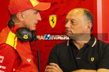 2024-06-13 - VASSEUR Frédéric (fra), Team Principal of Ferrari F1, portrait during the Free Practice 3 of the 2024 24 Hours of Le Mans, 4th round of the 2024 FIA World Endurance Championship, on the Circuit des 24 Heures du Mans, on June 13, 2024 in Le Mans, France - 24 HEURES DU MANS 2024 - THURSDAY - FREE PRACTICE 3 - ENDURANCE - MOTORS