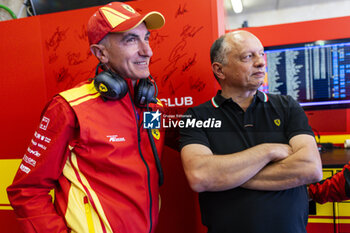 2024-06-13 - VASSEUR Frédéric (fra), Team Principal of Ferrari F1, portrait during the Free Practice 3 of the 2024 24 Hours of Le Mans, 4th round of the 2024 FIA World Endurance Championship, on the Circuit des 24 Heures du Mans, on June 13, 2024 in Le Mans, France - 24 HEURES DU MANS 2024 - THURSDAY - FREE PRACTICE 3 - ENDURANCE - MOTORS