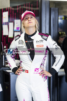 2024-06-13 - GATTING Michelle (dnk), Iron Dames, Lamborghini Huracan GT3 Evo2 #85, LM GT3, FIA WEC, portrait during the Free Practice 3 of the 2024 24 Hours of Le Mans, 4th round of the 2024 FIA World Endurance Championship, on the Circuit des 24 Heures du Mans, on June 13, 2024 in Le Mans, France - 24 HEURES DU MANS 2024 - THURSDAY - FREE PRACTICE 3 - ENDURANCE - MOTORS