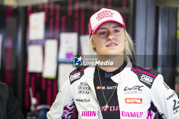 2024-06-13 - GATTING Michelle (dnk), Iron Dames, Lamborghini Huracan GT3 Evo2 #85, LM GT3, FIA WEC, portrait during the Free Practice 3 of the 2024 24 Hours of Le Mans, 4th round of the 2024 FIA World Endurance Championship, on the Circuit des 24 Heures du Mans, on June 13, 2024 in Le Mans, France - 24 HEURES DU MANS 2024 - THURSDAY - FREE PRACTICE 3 - ENDURANCE - MOTORS