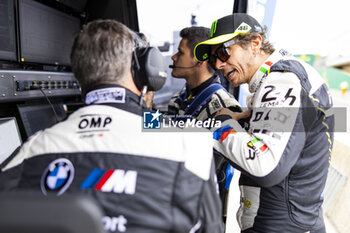 2024-06-13 - ROSSI Valentino (ita), Team WRT, BMW M4 GT3 #46, LM GT3 #44, FIA WEC, portrait during the Free Practice 3 of the 2024 24 Hours of Le Mans, 4th round of the 2024 FIA World Endurance Championship, on the Circuit des 24 Heures du Mans, on June 13, 2024 in Le Mans, France - 24 HEURES DU MANS 2024 - THURSDAY - FREE PRACTICE 3 - ENDURANCE - MOTORS