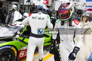 2024-06-13 - KVYAT Daniil, Lamborghini Iron Lynx, Lamborghini SC63 #63, Hypercar, FIA WEC, portrait during the Free Practice 3 of the 2024 24 Hours of Le Mans, 4th round of the 2024 FIA World Endurance Championship, on the Circuit des 24 Heures du Mans, on June 13, 2024 in Le Mans, France - 24 HEURES DU MANS 2024 - THURSDAY - FREE PRACTICE 3 - ENDURANCE - MOTORS