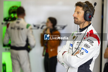 2024-06-13 - GROSJEAN Romain (fra), Lamborghini Iron Lynx, Lamborghini SC63 #19, Hypercar, portrait during the Free Practice 3 of the 2024 24 Hours of Le Mans, 4th round of the 2024 FIA World Endurance Championship, on the Circuit des 24 Heures du Mans, on June 13, 2024 in Le Mans, France - 24 HEURES DU MANS 2024 - THURSDAY - FREE PRACTICE 3 - ENDURANCE - MOTORS