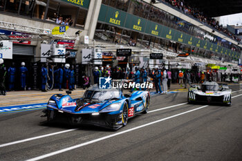 2024-06-13 - 35 MILESI Charles (fra), HABSBURG-Lothringen Ferdinand (aut), CHATIN Paul-Loup (fra), Alpine Endurance Team #35, Alpine A424, Hypercar, FIA WEC, action during the Free Practice 3 of the 2024 24 Hours of Le Mans, 4th round of the 2024 FIA World Endurance Championship, on the Circuit des 24 Heures du Mans, on June 13, 2024 in Le Mans, France - 24 HEURES DU MANS 2024 - THURSDAY - FREE PRACTICE 3 - ENDURANCE - MOTORS