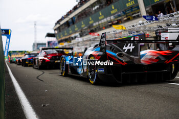 2024-06-13 - 35 MILESI Charles (fra), HABSBURG-Lothringen Ferdinand (aut), CHATIN Paul-Loup (fra), Alpine Endurance Team #35, Alpine A424, Hypercar, FIA WEC, action during the Free Practice 3 of the 2024 24 Hours of Le Mans, 4th round of the 2024 FIA World Endurance Championship, on the Circuit des 24 Heures du Mans, on June 13, 2024 in Le Mans, France - 24 HEURES DU MANS 2024 - THURSDAY - FREE PRACTICE 3 - ENDURANCE - MOTORS