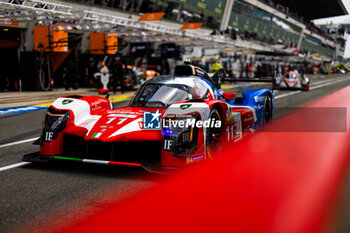 2024-06-13 - 11 VERNAY Jean-Karl (fra), SERRAVALLE Antonio (can), WATTANA BENNETT Carl (tha), Isotta Fraschini, Isotta Fraschini Tipo6-C #11, Hypercar, FIA WEC, action during the Free Practice 3 of the 2024 24 Hours of Le Mans, 4th round of the 2024 FIA World Endurance Championship, on the Circuit des 24 Heures du Mans, on June 13, 2024 in Le Mans, France - 24 HEURES DU MANS 2024 - THURSDAY - FREE PRACTICE 3 - ENDURANCE - MOTORS