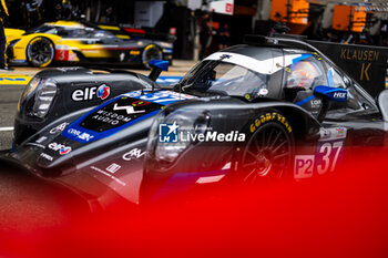 2024-06-13 - 37 FLUXA Lorenzo (spa), JAKOBSEN Malthe (dnk), MIYATA Ritomo (jpn), Cool Racing, Oreca 07 - Gibson #37, LMP2, action during the Free Practice 3 of the 2024 24 Hours of Le Mans, 4th round of the 2024 FIA World Endurance Championship, on the Circuit des 24 Heures du Mans, on June 13, 2024 in Le Mans, France - 24 HEURES DU MANS 2024 - THURSDAY - FREE PRACTICE 3 - ENDURANCE - MOTORS