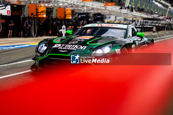 2024-06-13 - 777 SORENSEN Marco (dnk), BASTARD Erwan (fra), HOSHINO Satoshi (jpn), D'Station Racing, Aston Martin Vantage GT3 #777, LM GT3, FIA WEC, action during the Free Practice 3 of the 2024 24 Hours of Le Mans, 4th round of the 2024 FIA World Endurance Championship, on the Circuit des 24 Heures du Mans, on June 13, 2024 in Le Mans, France - 24 HEURES DU MANS 2024 - THURSDAY - FREE PRACTICE 3 - ENDURANCE - MOTORS