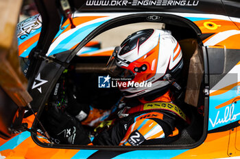 2024-06-13 - BINDER René (aut), DKR Engineering, Oreca 07 - Gibson #33, LMP2 PRO/AM, portrait during the Free Practice 3 of the 2024 24 Hours of Le Mans, 4th round of the 2024 FIA World Endurance Championship, on the Circuit des 24 Heures du Mans, on June 13, 2024 in Le Mans, France - 24 HEURES DU MANS 2024 - THURSDAY - FREE PRACTICE 3 - ENDURANCE - MOTORS