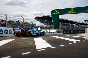 2024-06-13 - 36 VAXIVIERE Matthieu (fra), SCHUMACHER Mick (ger), LAPIERRE Nicolas (fra), Alpine Endurance Team, Alpine A424 #36, Hypercar, FIA WEC, action during the Free Practice 3 of the 2024 24 Hours of Le Mans, 4th round of the 2024 FIA World Endurance Championship, on the Circuit des 24 Heures du Mans, on June 13, 2024 in Le Mans, France - 24 HEURES DU MANS 2024 - THURSDAY - FREE PRACTICE 3 - ENDURANCE - MOTORS