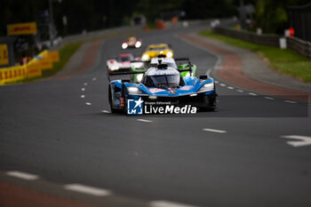 2024-06-13 - 35 MILESI Charles (fra), HABSBURG-Lothringen Ferdinand (aut), CHATIN Paul-Loup (fra), Alpine Endurance Team #35, Alpine A424, Hypercar, FIA WEC, action during the Free Practice 3 of the 2024 24 Hours of Le Mans, 4th round of the 2024 FIA World Endurance Championship, on the Circuit des 24 Heures du Mans, on June 13, 2024 in Le Mans, France - 24 HEURES DU MANS 2024 - THURSDAY - FREE PRACTICE 3 - ENDURANCE - MOTORS