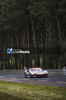 2024-06-13 - 55 HERIAU François (fra), MANN Simon (usa), ROVERA Alessio (ita), Vista AF Corse, Ferrari 296 GT3 #55, LM GT3, FIA WEC, action during the Free Practice 3 of the 2024 24 Hours of Le Mans, 4th round of the 2024 FIA World Endurance Championship, on the Circuit des 24 Heures du Mans, on June 13, 2024 in Le Mans, France - 24 HEURES DU MANS 2024 - THURSDAY - FREE PRACTICE 3 - ENDURANCE - MOTORS