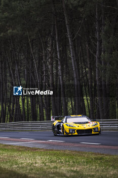 2024-06-13 - 81 EASTWOOD Charlie (irl), ANDRADE Rui (ang), VAN ROMPUY Tom (bel), TF Sport, Corvette Z06 GT3.R #81, LM GT3, FIA WEC, action during the Free Practice 3 of the 2024 24 Hours of Le Mans, 4th round of the 2024 FIA World Endurance Championship, on the Circuit des 24 Heures du Mans, on June 13, 2024 in Le Mans, France - 24 HEURES DU MANS 2024 - THURSDAY - FREE PRACTICE 3 - ENDURANCE - MOTORS