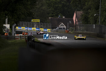 2024-06-13 - 83 KUBICA Robert (pol), SHWARTZMAN Robert (isr), YE Yifei (chn), AF Corse, Ferrari 499P #83, Hypercar, FIA WEC, action during the Free Practice 3 of the 2024 24 Hours of Le Mans, 4th round of the 2024 FIA World Endurance Championship, on the Circuit des 24 Heures du Mans, on June 13, 2024 in Le Mans, France - 24 HEURES DU MANS 2024 - THURSDAY - FREE PRACTICE 3 - ENDURANCE - MOTORS