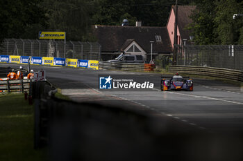 2024-06-13 - 23 KEATING Ben (usa), ALBUQUERQUE Filipe (prt), HANLEY Ben (gbr), United Autosports USA, Oreca 07 - Gibson #23 PRO/AM, LMP2, action during the Free Practice 3 of the 2024 24 Hours of Le Mans, 4th round of the 2024 FIA World Endurance Championship, on the Circuit des 24 Heures du Mans, on June 13, 2024 in Le Mans, France - 24 HEURES DU MANS 2024 - THURSDAY - FREE PRACTICE 3 - ENDURANCE - MOTORS