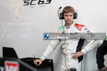 2024-06-13 - CAIROLI Matteo (ita), Lamborghini Iron Lynx, Lamborghini SC63 #19, Hypercar, portrait during the Free Practice 3 of the 2024 24 Hours of Le Mans, 4th round of the 2024 FIA World Endurance Championship, on the Circuit des 24 Heures du Mans, on June 13, 2024 in Le Mans, France - 24 HEURES DU MANS 2024 - THURSDAY - FREE PRACTICE 3 - ENDURANCE - MOTORS