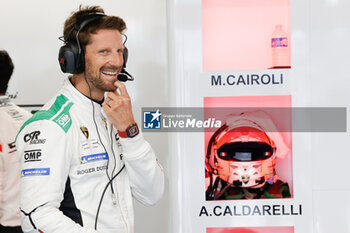 2024-06-13 - GROSJEAN Romain (fra), Lamborghini Iron Lynx, Lamborghini SC63 #19, Hypercar, portrait, during the Free Practice 3 of the 2024 24 Hours of Le Mans, 4th round of the 2024 FIA World Endurance Championship, on the Circuit des 24 Heures du Mans, on June 13, 2024 in Le Mans, France - 24 HEURES DU MANS 2024 - THURSDAY - FREE PRACTICE 3 - ENDURANCE - MOTORS