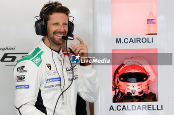 2024-06-13 - GROSJEAN Romain (fra), Lamborghini Iron Lynx, Lamborghini SC63 #19, Hypercar, portrait, during the Free Practice 3 of the 2024 24 Hours of Le Mans, 4th round of the 2024 FIA World Endurance Championship, on the Circuit des 24 Heures du Mans, on June 13, 2024 in Le Mans, France - 24 HEURES DU MANS 2024 - THURSDAY - FREE PRACTICE 3 - ENDURANCE - MOTORS