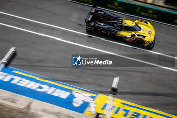 2024-06-13 - 03 BOURDAIS Sébastien (fra), VAN DER ZANDE Renger (ned), DIXON Scott (nzl), Cadillac Racing, Cadillac V-Series.R #03, Hypercar, action, during the Free Practice 3 of the 2024 24 Hours of Le Mans, 4th round of the 2024 FIA World Endurance Championship, on the Circuit des 24 Heures du Mans, on June 13, 2024 in Le Mans, France - 24 HEURES DU MANS 2024 - THURSDAY - FREE PRACTICE 3 - ENDURANCE - MOTORS