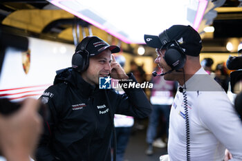 2024-06-13 - VANTHOOR Laurens (bel), Porsche Penske Motorsport, Porsche 963 #06, Hypercar, FIA WEC, LOTTERER André (ger), Porsche Penske Motorsport, Porsche 963 #06, Hypercar, FIA WEC, portrait, HyperPole celebration during the Hyperpole of the 2024 24 Hours of Le Mans, 4th round of the 2024 FIA World Endurance Championship, on the Circuit des 24 Heures du Mans, on June 13, 2024 in Le Mans, France - 24 HEURES DU MANS 2024 - THURSDAY - HYPERPOLE - ENDURANCE - MOTORS