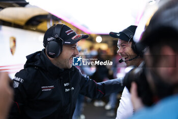 2024-06-13 - VANTHOOR Laurens (bel), Porsche Penske Motorsport, Porsche 963 #06, Hypercar, FIA WEC, LOTTERER André (ger), Porsche Penske Motorsport, Porsche 963 #06, Hypercar, FIA WEC, portrait, HyperPole celebration during the Hyperpole of the 2024 24 Hours of Le Mans, 4th round of the 2024 FIA World Endurance Championship, on the Circuit des 24 Heures du Mans, on June 13, 2024 in Le Mans, France - 24 HEURES DU MANS 2024 - THURSDAY - HYPERPOLE - ENDURANCE - MOTORS