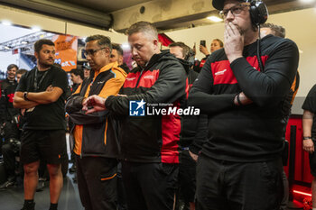 2024-06-13 - 70 IRIBE Brendan (usa), MILLROY Ollie (gar), SCHANDORFF Frederik (dnk), Inception Racing, McLaren 720S LMGT3 Evo, LM GT3, celebrating during the Hyperpole of the 2024 24 Hours of Le Mans, 4th round of the 2024 FIA World Endurance Championship, on the Circuit des 24 Heures du Mans, on June 13, 2024 in Le Mans, France - 24 HEURES DU MANS 2024 - THURSDAY - HYPERPOLE - ENDURANCE - MOTORS