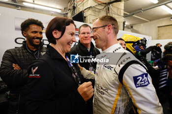 2024-06-13 - WONTROP Klauser Laura, Director of Cadillac Race program, portrait, BOURDAIS Sébastien (fra), Cadillac Racing, Cadillac V-Series.R #03, Hypercar, portrait, during the Hyperpole of the 2024 24 Hours of Le Mans, 4th round of the 2024 FIA World Endurance Championship, on the Circuit des 24 Heures du Mans, on June 13, 2024 in Le Mans, France - 24 HEURES DU MANS 2024 - THURSDAY - HYPERPOLE - ENDURANCE - MOTORS