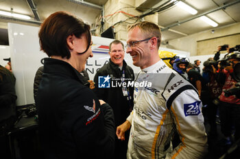 2024-06-13 - WONTROP Klauser Laura, Director of Cadillac Race program, portrait, BOURDAIS Sébastien (fra), Cadillac Racing, Cadillac V-Series.R #03, Hypercar, portrait, during the Hyperpole of the 2024 24 Hours of Le Mans, 4th round of the 2024 FIA World Endurance Championship, on the Circuit des 24 Heures du Mans, on June 13, 2024 in Le Mans, France - 24 HEURES DU MANS 2024 - THURSDAY - HYPERPOLE - ENDURANCE - MOTORS