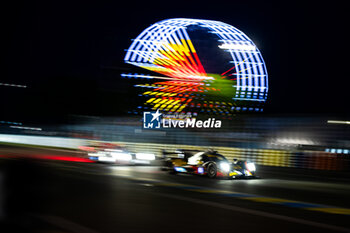 2024-06-13 - 65 SALES Rodrigo (usa), BECHE Mathias (swi), HUFFAKER Scott (usa), Panis Racing, Oreca 07 - Gibson #65, LMP2 PRO/AM, action during the Free Practice 4 of the 2024 24 Hours of Le Mans, 4th round of the 2024 FIA World Endurance Championship, on the Circuit des 24 Heures du Mans, on June 13, 2024 in Le Mans, France - 24 HEURES DU MANS 2024 - THURSDAY - FREE PRACTICE 4 - ENDURANCE - MOTORS