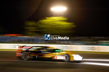 2024-06-13 - 03 BOURDAIS Sébastien (fra), VAN DER ZANDE Renger (ned), DIXON Scott (nzl), Cadillac Racing, Cadillac V-Series.R #03, Hypercar, action during the Free Practice 4 of the 2024 24 Hours of Le Mans, 4th round of the 2024 FIA World Endurance Championship, on the Circuit des 24 Heures du Mans, on June 13, 2024 in Le Mans, France - 24 HEURES DU MANS 2024 - THURSDAY - FREE PRACTICE 4 - ENDURANCE - MOTORS