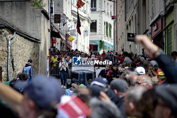 2024-06-14 - 87 HAWKSWORTH Jack (gbr), KIMURA Takeshi (jpn), MASSON Esteban (fra), Akkodis ASP Team, Lexus RC F GT3 #87, LM GT3, FIA WEC, portrait during the Grande Parade des Pilotes of the 2024 24 Hours of Le Mans, 4th round of the 2024 FIA World Endurance Championship, on the Circuit des 24 Heures du Mans, on June 14, 2024 in Le Mans, France - 24 HEURES DU MANS 2024 - PARADE - ENDURANCE - MOTORS