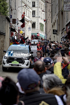 2024-06-14 - 07 LOPEZ José María (arg), KOBAYASHI Kamui (jpn), DE VRIES Nyck (nld), Toyota Gazoo Racing, Toyota GR010 - Hybrid #07, Hypercar, FIA WEC, portrait during the Grande Parade des Pilotes of the 2024 24 Hours of Le Mans, 4th round of the 2024 FIA World Endurance Championship, on the Circuit des 24 Heures du Mans, on June 14, 2024 in Le Mans, France - 24 HEURES DU MANS 2024 - PARADE - ENDURANCE - MOTORS