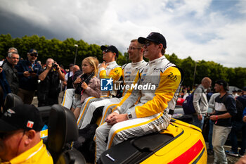 2024-06-14 - DIXON Scott (nzl), Cadillac Racing, Cadillac V-Series.R #03, Hypercar, portrait during the Grande Parade des Pilotes of the 2024 24 Hours of Le Mans, 4th round of the 2024 FIA World Endurance Championship, on the Circuit des 24 Heures du Mans, on June 14, 2024 in Le Mans, France - 24 HEURES DU MANS 2024 - PARADE - ENDURANCE - MOTORS