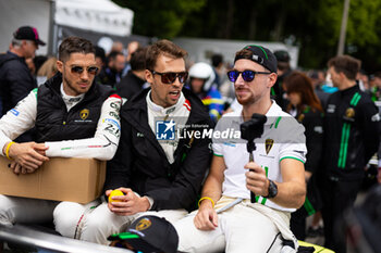 2024-06-14 - BORTOLOTTI Mirko (ita), Lamborghini Iron Lynx, Lamborghini SC63 #63, Hypercar, FIA WEC, portrait during the Grande Parade des Pilotes of the 2024 24 Hours of Le Mans, 4th round of the 2024 FIA World Endurance Championship, on the Circuit des 24 Heures du Mans, on June 14, 2024 in Le Mans, France - 24 HEURES DU MANS 2024 - PARADE - ENDURANCE - MOTORS